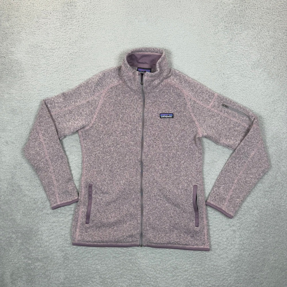 Patagonia Better Sweater Full Zip Jacket Womens Medium Heathered Purple 25543